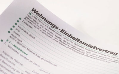 Gebühr für Wohnungsmietverträge abgeschafft