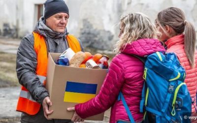 Unterstützung von Flüchtlingen im Ukraine-Krieg